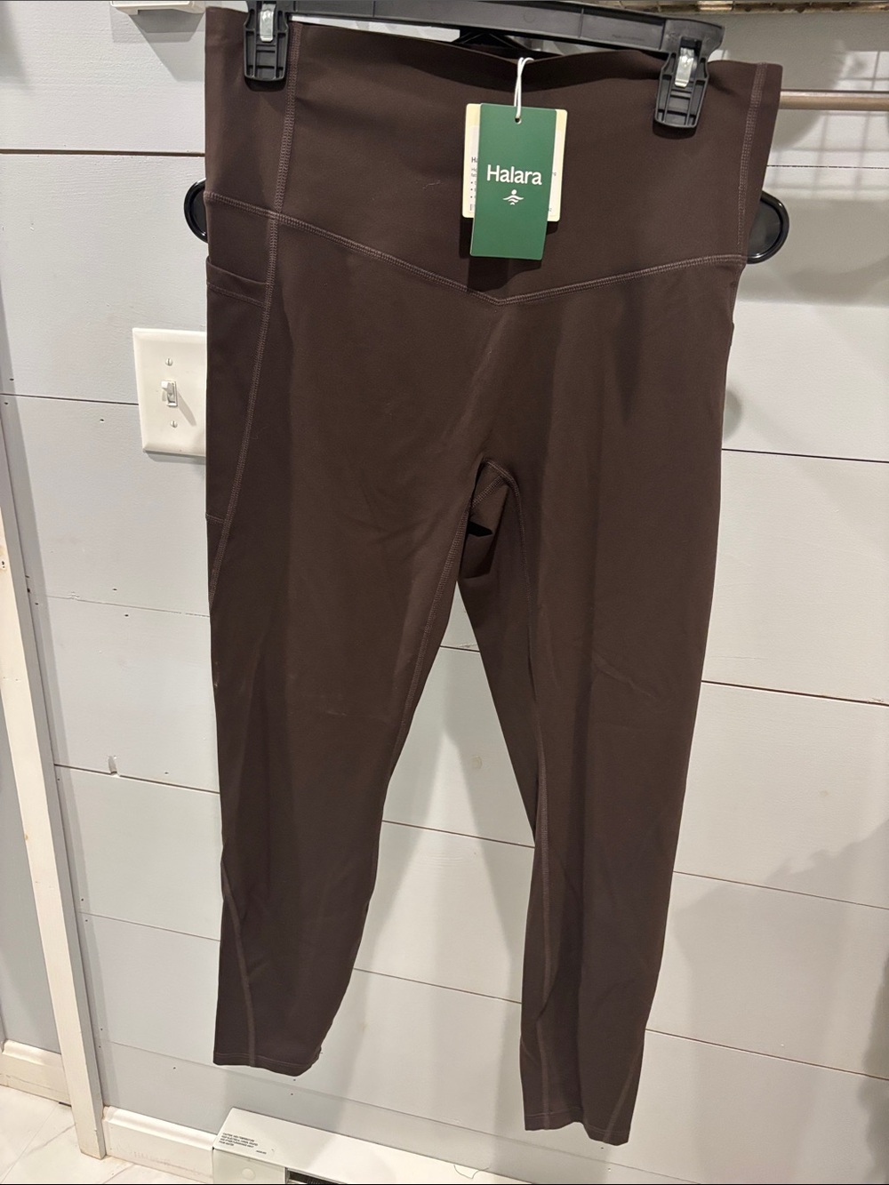 HALARA ultra sculpt Brown High-Rise Stretch Leggings